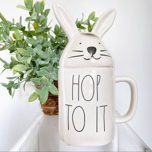 Rae Dunn Hop To It Bunny Mug